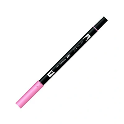Imagen de Tombow Rotulador de punta doble, color rojo (761 Carnation)