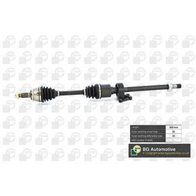 Imagen de BGA DS0915R Árbol de transmisión Eje delantero, derecha 920 MINI: Hatchback, Clubman