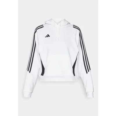 Imagen de adidas Performance TIRO Hoodie Jersey con capucha, Mujer, Talla: Large, White/black