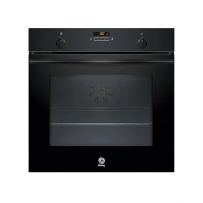 Imagen de Balay Horno multifunción con funicón vapor, Pirólisis y Aqualisis, Control Comfort, 10 recetas, Raíles Flex, Cristal Negro, 3HA5749N3