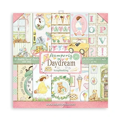 Imagen de Stamperia Bloc de álbumes recortes DayDream multicolor