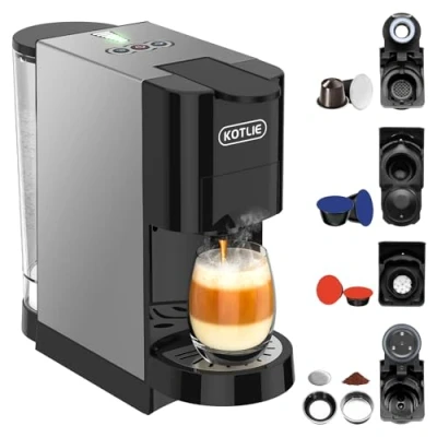 Imagen de Upgrade 19Bar Máquina de Café Espresso Monodosis 5 en 1 para Nespresso Original/Dolce Gusto/Lavazza Mio/L&#039;OR/Café Polvo y Sobres ESE AC 513HF
