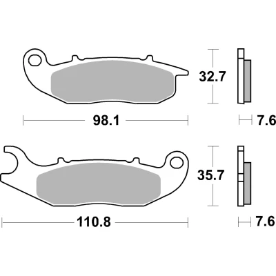 Imagen de BREMBO Carbon Ceramic, Road 07GR03CC Juego de pastillas freno delante y detrás