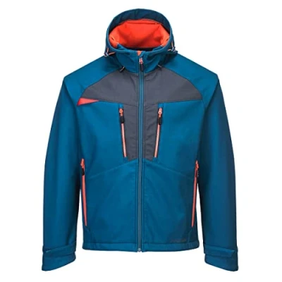 Imagen de Portwest Chaqueta Softshell Dx4 (3 Capas), Tamaño: XL, Color: Azul metro, DX474MBRXL