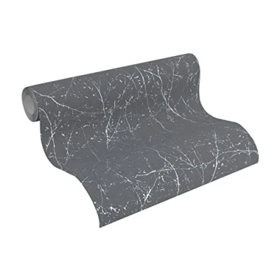 Imagen de A.S. Création papel pintado de tejido no Elegance 3 gris metálico 10,05 m x 0,53 305072