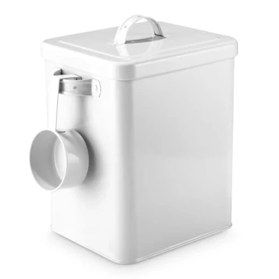 Imagen de Azyvum Caja de almacenamiento detergente 6.5 L,metal en polvo,caja para comida perros, gatos, granos café