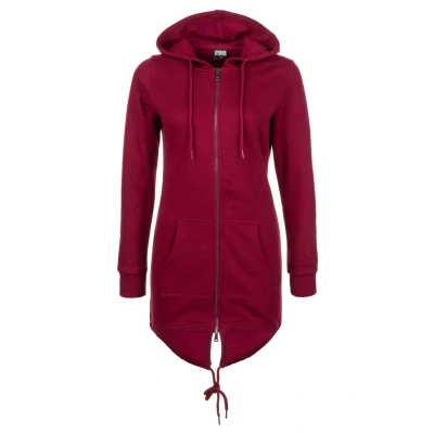 Imagen de Urban Classics Parka Sudadera con cremallera, Mujer, Talla: Small, Red