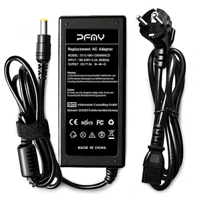 Imagen de PFMY 12V 6A AC Adapter Transformador Switching Adaptor Cargador Adaptador Power Supply DC 12 Volt Compatible Para LCD TFT Bildschirm Monitor, 3528 5050 LED Strips, Freebox V5, HD und V6, NAS, EXT