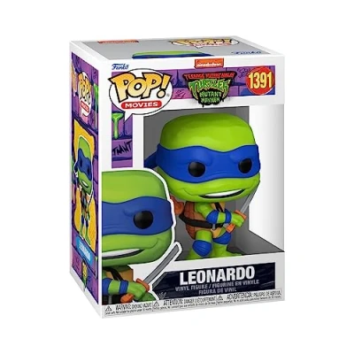 Imagen de Funko POP! Movies: Teenage Mutant Ninja Turtles (TMNT) Leonardo Figuras Miniaturas Coleccionables Para Exhibición Idea De Regalo Mercancía Oficial Juguetes Niños Y Adultos