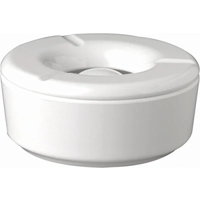 Imagen de APS 83488 Viento Cenicero CASUAL , Ø 11,5 cm, Altura: 5 de melaminaa, blanco