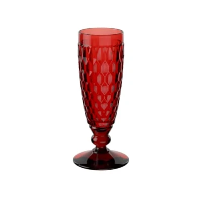 Imagen de Villeroy &amp; Boch Boston Coloured Copa de cava Red, 150 ml, Cristal, Rojo