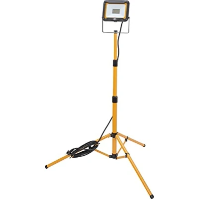 Imagen de Brennenstuhl Foco trabajo JARO 3050 T / Luz LED de 30W con trípode telescópio (2650lm, IP65, cable 5m, soporte del cable, altura ajustable)