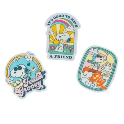 Imagen de Parches ropa Termoadhesivos niños Snoopy SET de 3 Pegatinas para la : regalos mochila Parche infantil