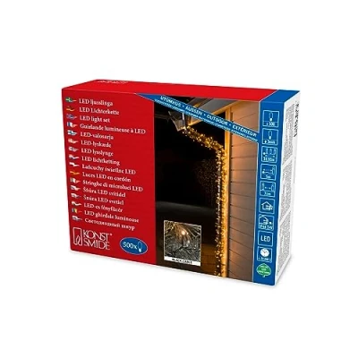 Imagen de Konstsmide 3645 800 LED Luz Cadena, plástico, color negro