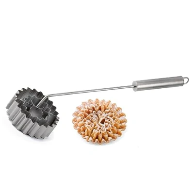 Imagen de Weiss Molde de Acero Inoxidable para Rosas, Plata, Pack 1 Unidad