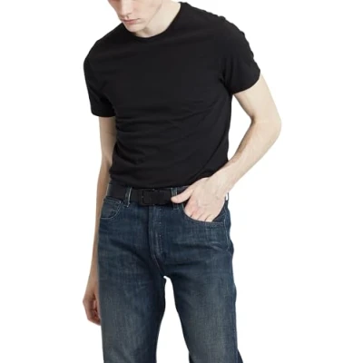 Imagen de Levi&#039;s Slim 2 pack Crewneck Tee Camiseta, White + White, L Hombre