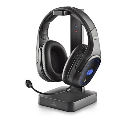 Imagen de NGS GHX 600 Auriculares 7.1 de Gaming Inalámbricos con Tecnología 2,4 GHz, Luces LED y Base Carga