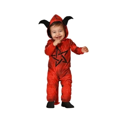 Imagen de Atosa disfraz demonio rojo bebé niño con gorro 24 meses