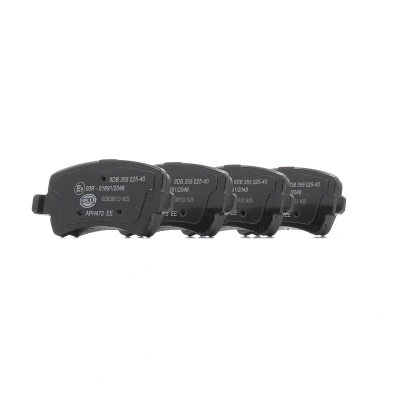 Imagen de HELLA 8DB 355 025 401 Juego de pastillas freno no preparado para indicador desgaste con tornillos pinza accesorios VOLVO: XC60 I