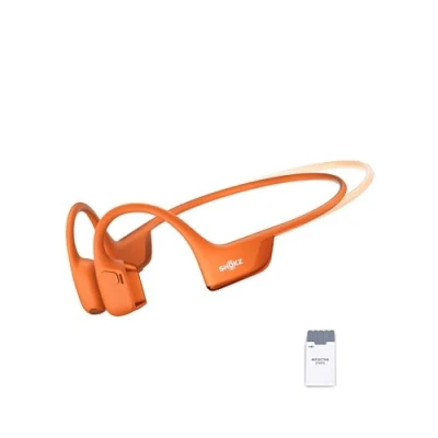 Imagen de SHOKZ OpenRun Pro 2 Mini Auriculares Deportivos de Conducción Ósea, Inalámbricos Bluetooth 5.3, Micrófonos con Cancelación Ruido, Resistente al Agua IP55, 12h Reproducción, Carga Rápida USB C