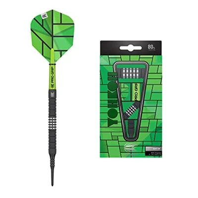 Imagen de Target Darts Yohkoh Juego de Dardos Unisex Punta Suave 80% tungsteno, Negro y Verde, 18 g