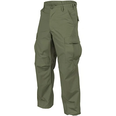 Imagen de Helikon Hombres BDU Pantalones Algodón Ripstop Oliva Verde tamaño L