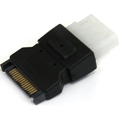 Imagen de StarTech.com LP4SATAFM Adaptador conversor de Cable alimentación SATA a LP4, Negro
