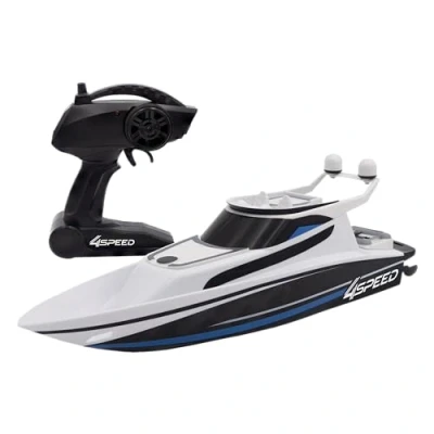Imagen de Silverlit 4SPEED by Speed Boat 2.4Ghz Barco teledirigido Negro 34 cm, 70009, Blanco y Negro, Color White/Black