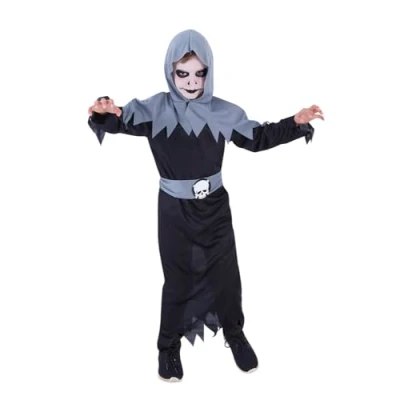 Imagen de Rubies Disfraz Verdugo para niños y niñas, Túnica impresa con capucha cinturón, Licencia Oficial, Traje Halloween Carnaval, Fiestas