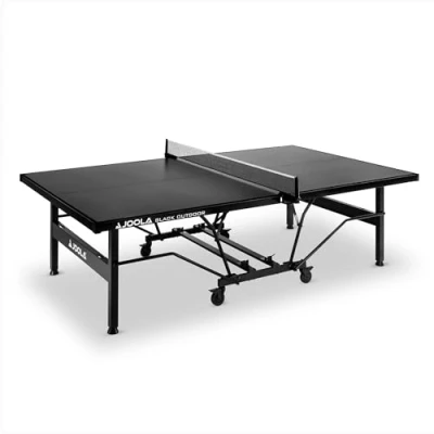 Imagen de JOOLA Mesa de Ping Pong Black Outdoor Superficie Aluminio 6mm Sistema Transporte y Plegable