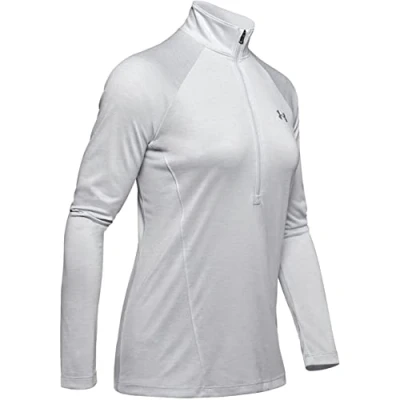 Imagen de Under Armour mujer Tech 1/2 Zip Twist, ligera camiseta de manga larga