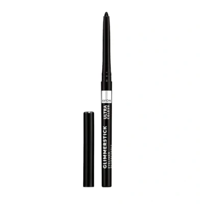 Imagen de Avon Delineador de Ojos Glimmerstick True Tono Blackest Black Acabado Intenso e Impactante Resistente al Agua Color Negro