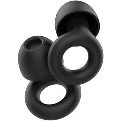 Imagen de FDEETY Tapones Oidos Ruido Dormir Protección Auditiva Supersuave y Reutilizable de Silicona para Combatir la Sensibilidad al (Negro)