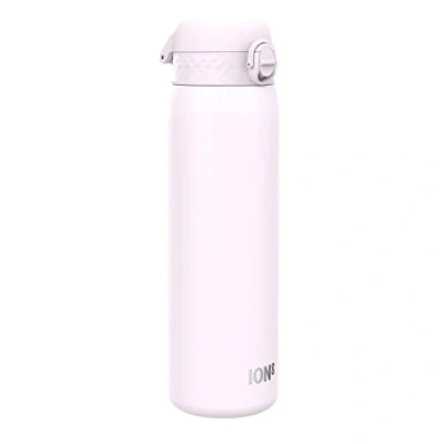 Imagen de Ion8 Botella Agua 1 Litro, Sin Fugas, Acero Inoxidable, Lila, 1200ml (40oz)