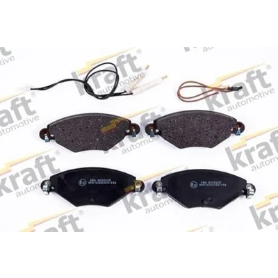 Imagen de KRAFT 6006125 Juego de pastillas freno Eje delantero con contacto avisador desgaste CITROËN: C5 II Hatchback, I Familiar
