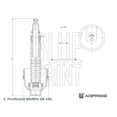Imagen de BLUE PRINT ADBP990048 Cubierta, caja filtro de aceite 84mm BMW: 5 Sedán, 3 Touring