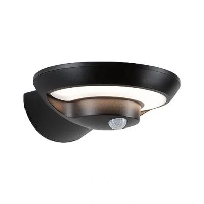 Imagen de Paulmann aplique LED para exterior con panel solar Bordola, sensor, antracita
