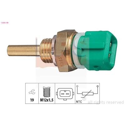 Imagen de EPS 1.830.149 Sensor de Temperatura del Refrigerante Made in Italy OE Equivalent verde CITROËN: Saxo Hatchback, Berlingo / First I, Evasion