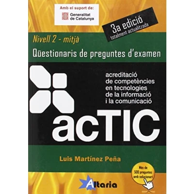 Imagen de ACTIC 2: qüestionaris de preguntes d&#039;examen (SIN COLECCION)