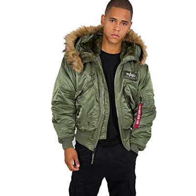 Imagen de Alpha Industries Chaqueta de invierno sagegreen, Hombre, Talla: Large, Sage green