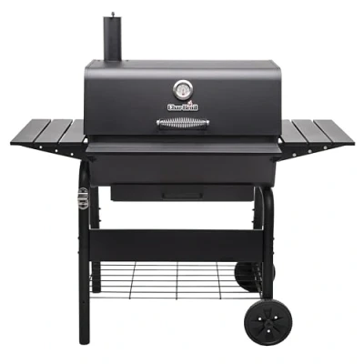 Imagen de Char Broil Barbacoa a Carbón L Rejilla ajustable para carbón, extensible formar un ahumador offset Ideal cocinar al aire libre, jardín y patio
