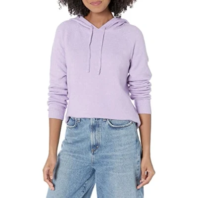 Imagen de Amazon Essentials Jersey con Capucha de Tacto Suave Mujer, Lila Pastel, S