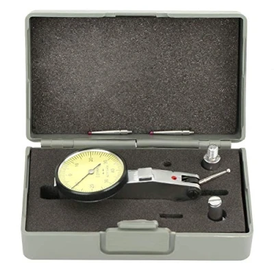 Imagen de Kit de Indicador prueba cuadrante, 0 40 0.01mm Abrazadera métrica precisión cola milano cuadrante 2 sondas(Ruby)