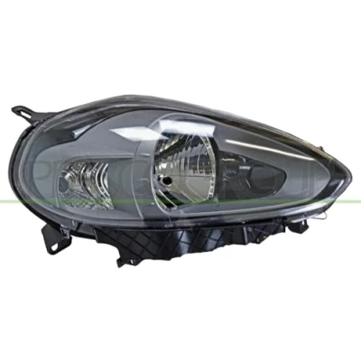 Imagen de PRASCO FT3444913 Faros derecha H4 gris oscuro con servomotor para reg. alcance luces FIAT: Punto Evo Hatchback