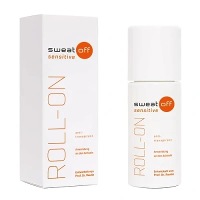 Imagen de Sweat Off Antitranspirante sensible Roll On 50 ml contra la sudoración Desodorante Roller el sudor para pieles sensibles