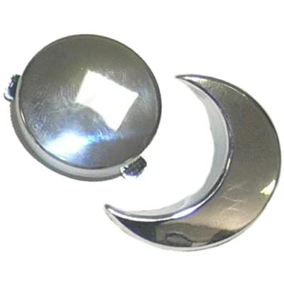 Imagen de IFINGER Boton pulsador Media Luna Compatible para con Cisterna de Inodoro Roca Victoria Taza WC Water