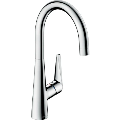 Imagen de Hansgrohe 72810000 Talis S 260 grifo de cocina con caño giratorio 110º, 150º y 360º, cromo