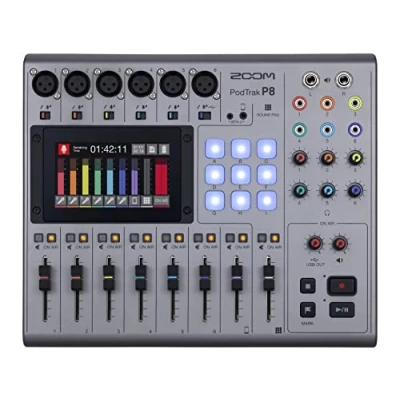 Imagen de Zoom P8 PodTrak Podcasting Mixer and Interface