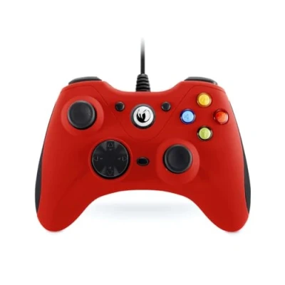 Imagen de Mando Nacon PGC 100, Para PC, Cable, Rojo