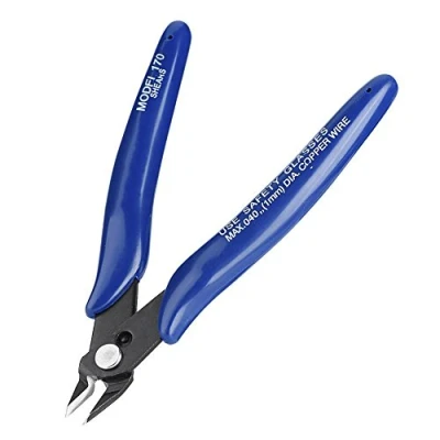 Imagen de Diyeeni MINI Cortador de Alambre azul Impresora 3D, Alicates Corte Lateral, Cortan Tijeras Herramienta,Alicates Diagonales
